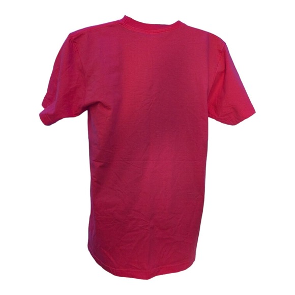 Hot Pink Kraken Octopus Short Sleeve Shirt Men's Size Medium American Apparel - Picture 2 of 5